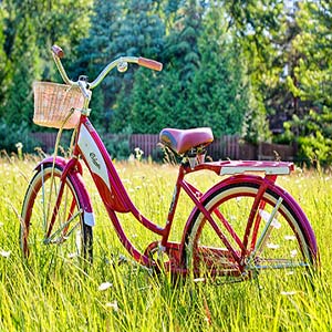 Red Classic Fahrrad